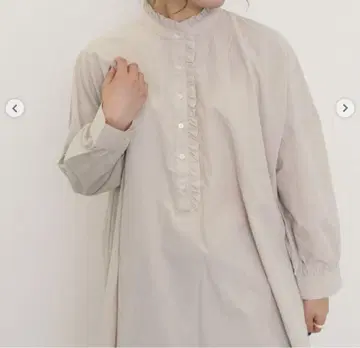 사만사 모스모스 플라켓 프릴 튜닉