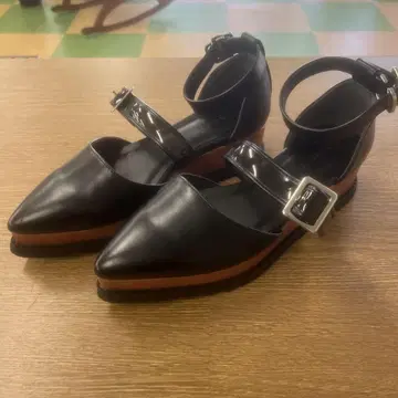 2801 JEANASIS 블랙 스틸레토 힐