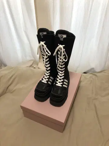 Darich 레이스업 스니커즈 롱부츠