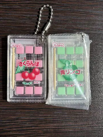 공제과자 미니 바스락 떡과자 체리 참 떡과자 파랑 사과 참