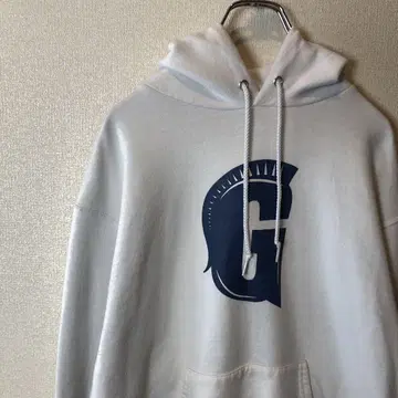 Champion G 로고 후드티 화이트 M
