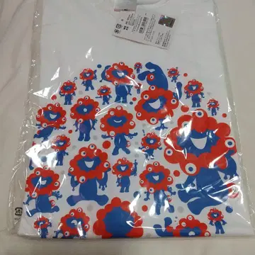 오사카 간사이 만박 먁먁 티셔츠 포즈 M 사이즈