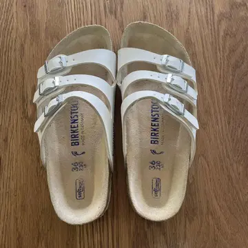 Birkenstock 화이트 컴포트 샌들 36