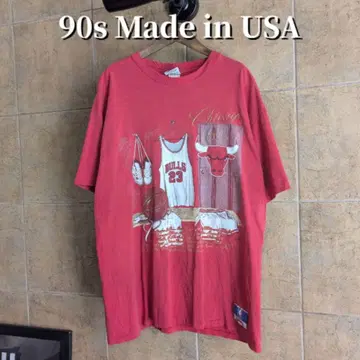 90년대 USA제 시카고 불스 NBA 티셔츠 싱글 스티치 XL
