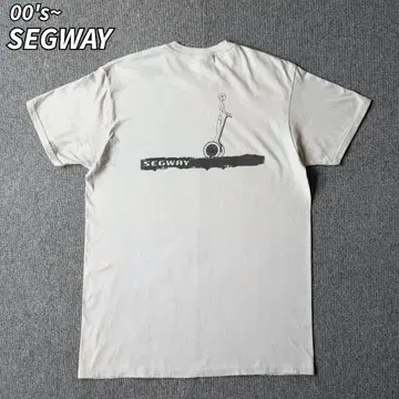 구제 의류 00s 헤인즈 SEGWAY 티셔츠 반팔 아이보리 L 올드