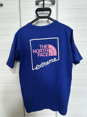 THE NORTH FACE 로고 티셔츠 파랑