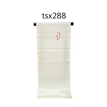 tsx288 중고품 옷감 지문 무늬 순수 실크 부착