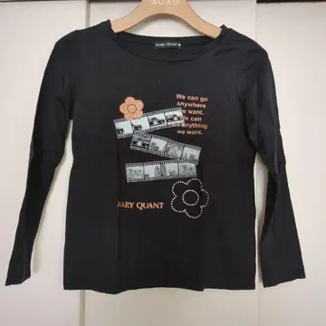 MARY QUANT 블랙 긴팔 상의