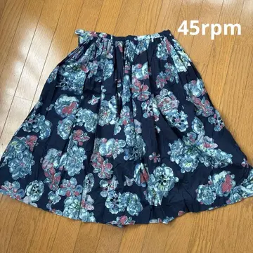 45rpm 꽃무늬 스커트