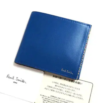 새상품 폴스미스 시그니처 스트라이프 가죽 지갑 정가 31900엔 파랑