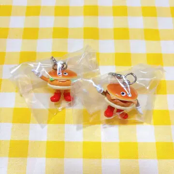 FLAVORS 메지루시 액세서리 가챠 치즈버거 치킨버거