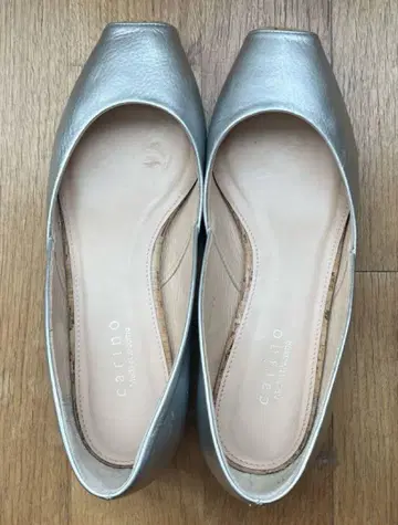 carino 카리노 실버 오픈토 펌프스