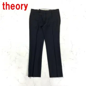 A5383 띠어리 슬랙스 울 캐주얼 팬츠 블랙 블랙 0