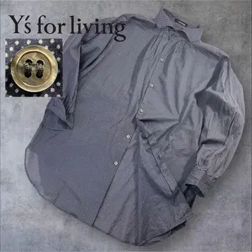 컨디션 최상 Y's for living 2턱 셔츠 여성용 프리 사이즈