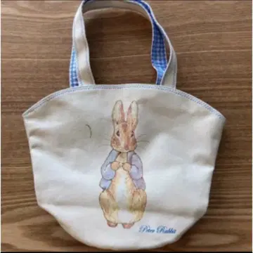 피터 래빗 토트백 핸드백 깅엄 체크