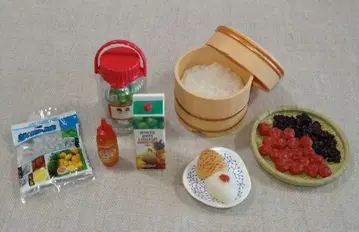 리멘트 미니어처 할머니 집 자랑 매실 장아찌와 매실주 세트