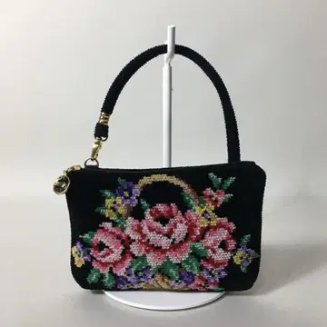 2507-44 | 새상품급 | 페일러 미니 백 쉐닐 직조 블랙