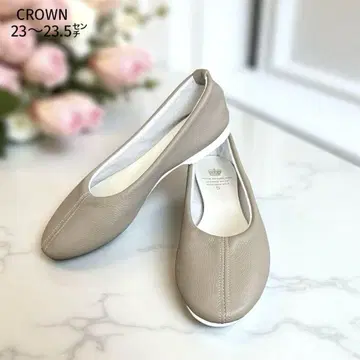 새상품급 CROWN 크라운 센터 시 가죽 신발 (23~23.5)