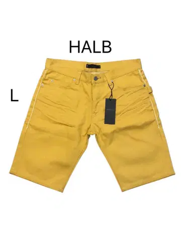 HALB 남성용 하프 팬츠 반바지 컬러 팬츠 미사용 새상품
