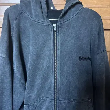 SupplieR 다크 그레이 M 후드티