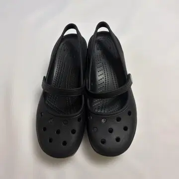 크록스 클로그 샌들 레트로 멜리 제인 블랙 W9