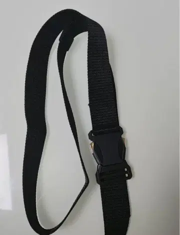 캐주얼 블랙 나일론 벨트 110cm
