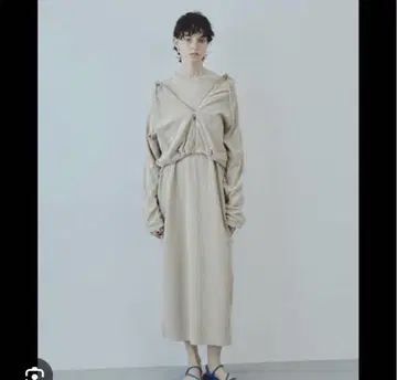 emmi 에미 파일 코쿤 원피스 후드티 세트