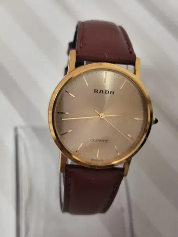 새상품급 작동품 RADO 라도 132.9509.2 남성용 쿼츠 손목시계