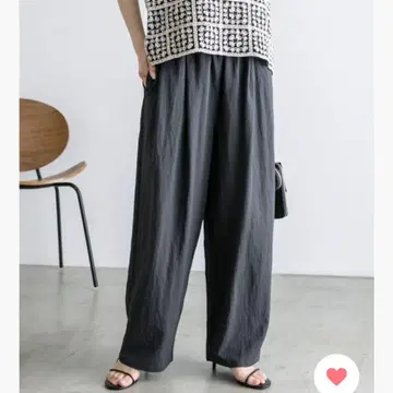 pual ce cin 레이온 나일론 허리밴딩 이지 팬츠