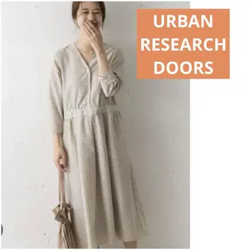 URBAN RESEARCH DOORS 지오메트릭 프린트 원피스