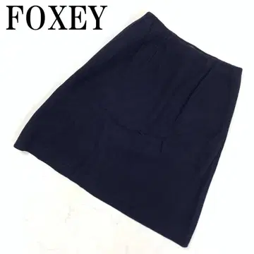 LA7482 FOXEY 폭시 메쉬 타이트 스커트 네이비 40