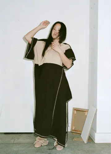 Baserange 베이스 레인지 CLAIR 리브 원피스 드레스
