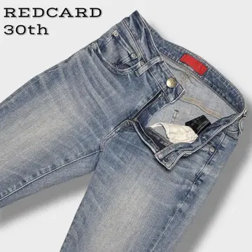 RED CARD 30th 앵클 슬림 테이퍼트 라이트 블루 23인치