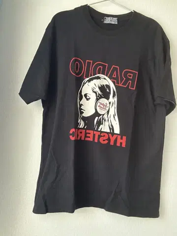Hysteric Glamour 그래픽 티셔츠 M 사이즈 블랙