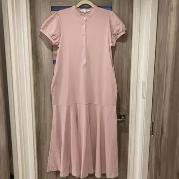 SWEET MOMMY 핑크 반팔 셔츠 원피스