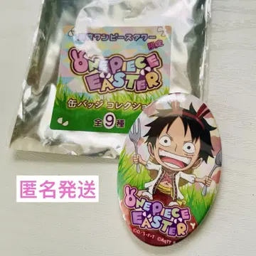 ONEPIECE 원피스 타워 부활절 캔뱃지 레어 루피
