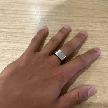 실버 스퀘어 반지