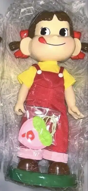 미개봉 새상품 후지야 밀키 페코짱 현상 당선 2개 흔들 머리 인형