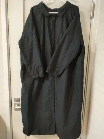 블랙 롱 원피스 3L