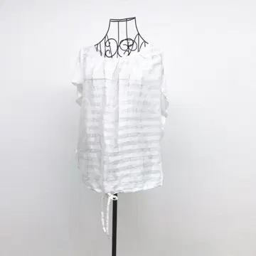 언타이틀 티셔츠 LL 화이트 시어 일본제 빅 사이즈 캐주얼