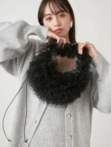 SNIDEL 스나이델 프릴 백 숄더백