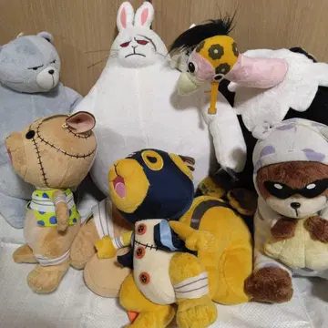 당시 물품 원피스 레코 멤버스 봉제 인형 6종 언럭키즈