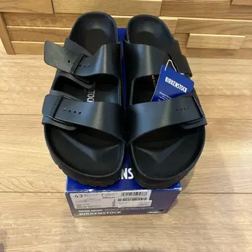 BIRKENSTOCK Arizcona 가죽 샌들 블랙 43