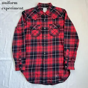 uniform experiment SOPH. 체크 셔츠 플란넬 셔츠 M