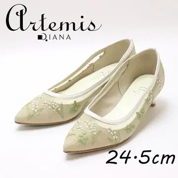 B7281 아르테미스 by 다이애나 스즈란 자수 펌프스 24.5cm