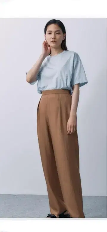 스터닝 루어 워셔블 와이드 팬츠