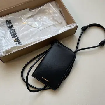 JIL SANDER 블랙 코인 & 카드 케이스