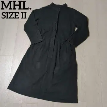 MHL.TWISTED YARN COTTON TWILL 여성용 원피스