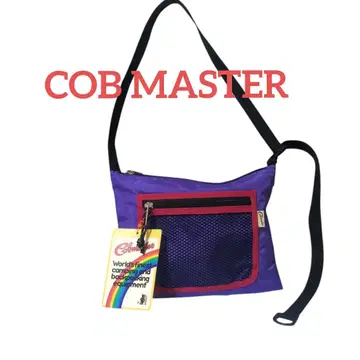 COB MASTER 메쉬 포켓 숄더 백 사코슈 보라색