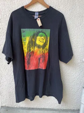 밥 말리 티셔츠 GILDAN 2XL